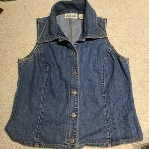 Gap denim top/vest y2k vintage